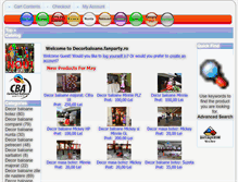 Tablet Screenshot of decorbaloane.fanparty.ro