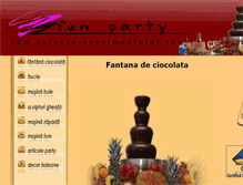 Tablet Screenshot of fantanadeciocolata.fanparty.ro